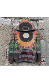 Men's sun pattern sweatshirt HE1007-01-03