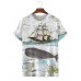 Men's Nautical & Whale Short Sleeve T-Shirt